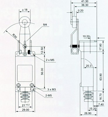 MONJEU行程開關(guān)限位開關(guān) ME-8104/TZ-8104 帶輪 220V 產(chǎn)品介紹